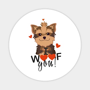 Yorkie love! Magnet